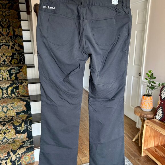 Columbia Mumbai Mover Pants II Black Hiking Outdoor Omnishield Womens Sz 6 Short - Picture 3 of 11